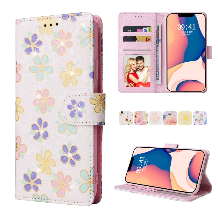 RFID Blocking Bronzing Leather Wallet Case – iPhone 14 / 14 Plus / 14 Pro / 14 Pro Max