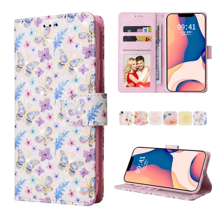 RFID Blocking Bronzing Leather Wallet Case – iPhone 14 / 14 Plus / 14 Pro / 14 Pro Max