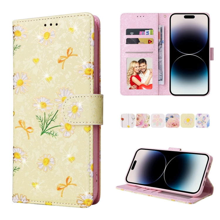 RFID Blocking Bronzing Leather Wallet Case – iPhone 14 / 14 Plus / 14 Pro / 14 Pro Max