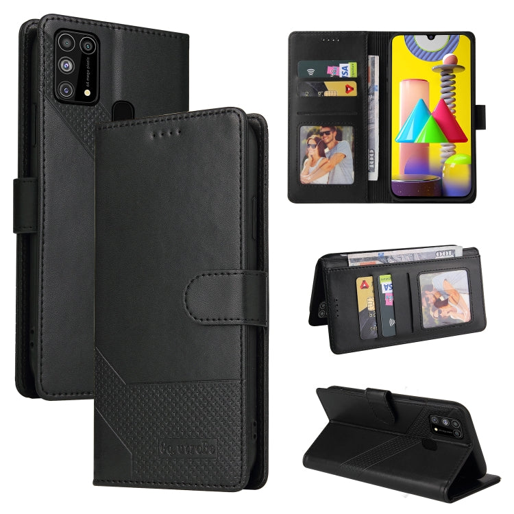 Magnetic Leather Wallet Case for Samsung Galaxy M31, M32, Note 8 & Note 9 – Card Slots & Stand