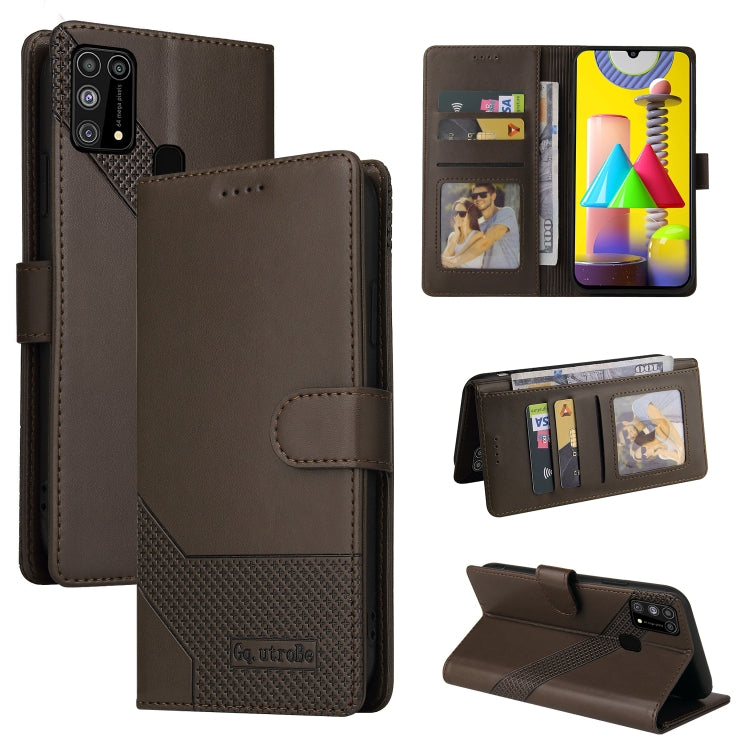 Magnetic Leather Wallet Case for Samsung Galaxy M31, M32, Note 8 & Note 9 – Card Slots & Stand