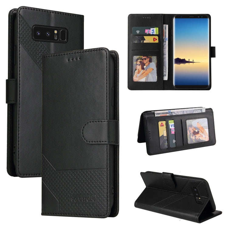 Magnetic Leather Wallet Case for Samsung Galaxy M31, M32, Note 8 & Note 9 – Card Slots & Stand
