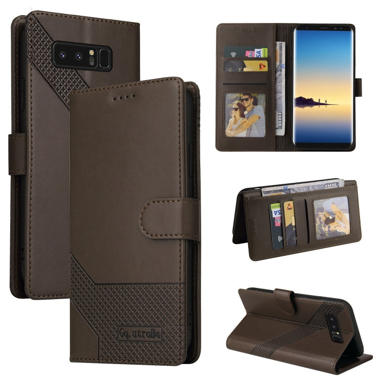 Magnetic Leather Wallet Case for Samsung Galaxy M31, M32, Note 8 & Note 9 – Card Slots & Stand