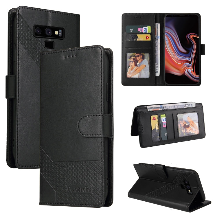 Magnetic Leather Wallet Case for Samsung Galaxy M31, M32, Note 8 & Note 9 – Card Slots & Stand