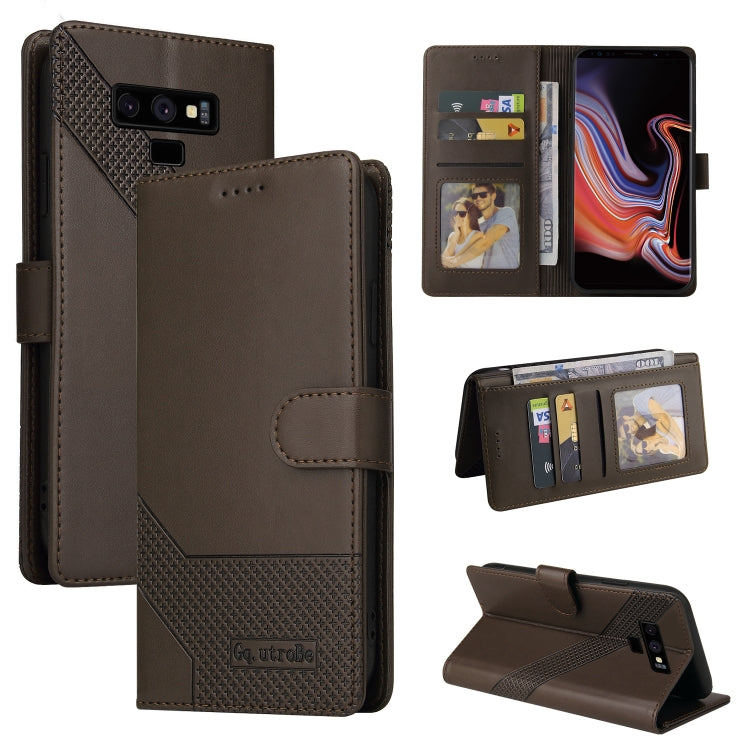 Magnetic Leather Wallet Case for Samsung Galaxy M31, M32, Note 8 & Note 9 – Card Slots & Stand
