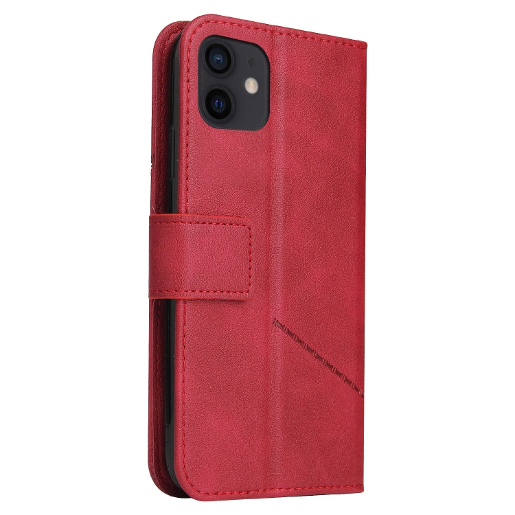 GQUTROBE Right Angle Leather Wallet Phone Case with Card Holder & Kickstand — iPhone 11, 12 Mini, 12 Pro, 12 Pro Max
