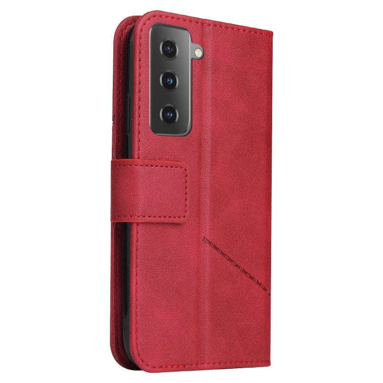 Right Angle Leather Wallet Phone Case – Samsung Galaxy S21 / S21+ / S21 Ultra / S22 5G