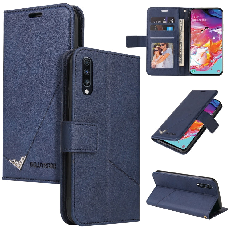 GQUTROBE Rechtwinklige Leder-Handyhülle, für Samsung Galaxy A70, für Samsung Galaxy A50, für Samsung Galaxy A40, für Samsung Galaxy A20 / 30
