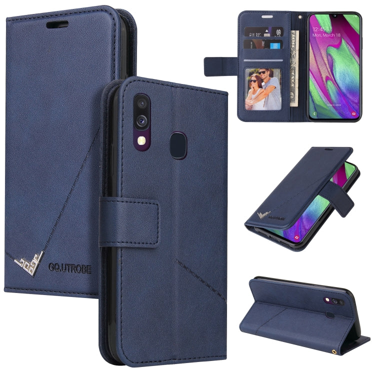 GQUTROBE Rechtwinklige Leder-Handyhülle, für Samsung Galaxy A70, für Samsung Galaxy A50, für Samsung Galaxy A40, für Samsung Galaxy A20 / 30