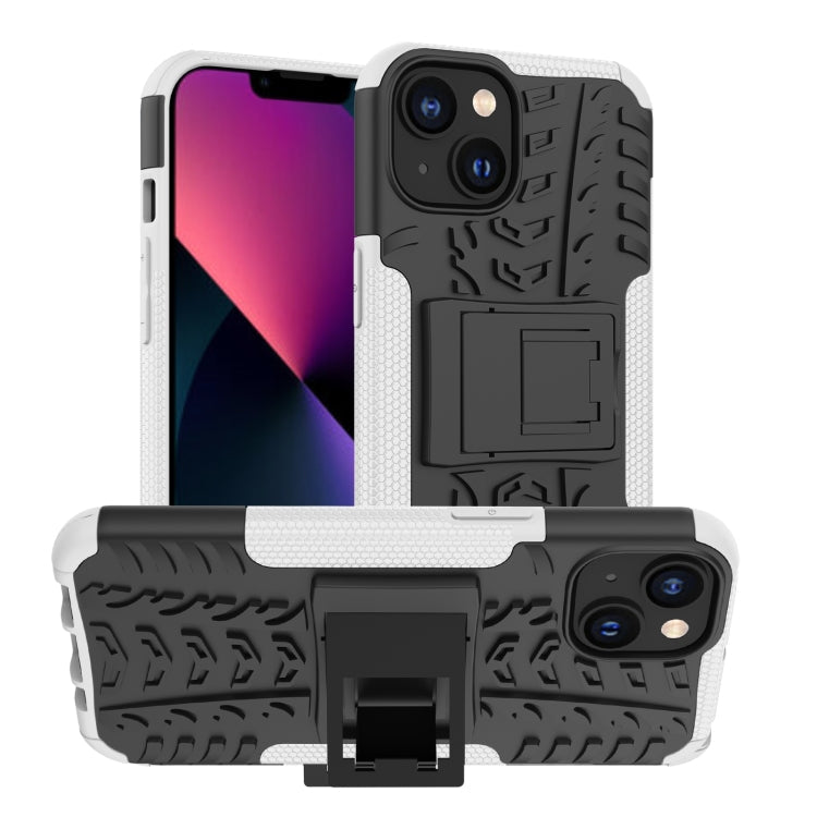 Tire Texture TPU & PC Phone Case with Ring Holder – iPhone 14 / 14 Plus / 14 Pro
