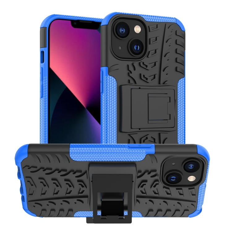 Tire Texture TPU & PC Phone Case with Ring Holder – iPhone 14 / 14 Plus / 14 Pro