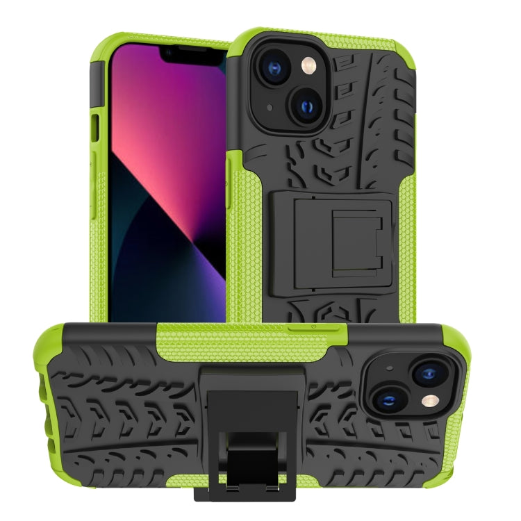 Tire Texture TPU & PC Phone Case with Ring Holder – iPhone 14 / 14 Plus / 14 Pro