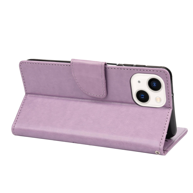 Schmetterlingsblumenmuster Flip-Leder-Handyhülle, für iPhone 14, für iPhone 14 Plus, für iPhone 14 Pro