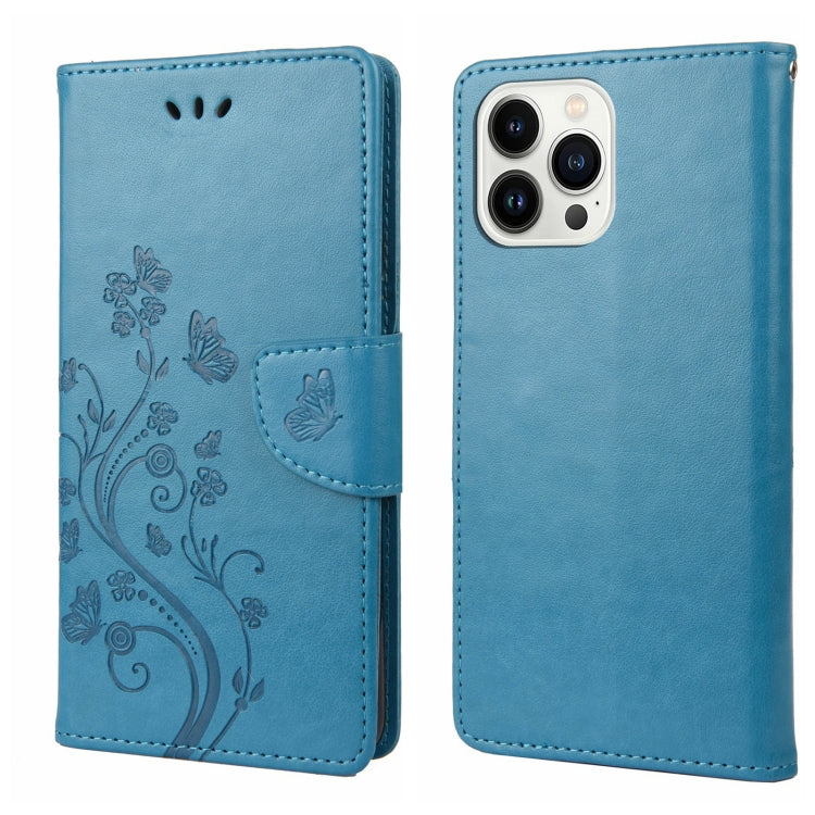 Schmetterlingsblumenmuster Flip-Leder-Handyhülle, für iPhone 14, für iPhone 14 Plus, für iPhone 14 Pro