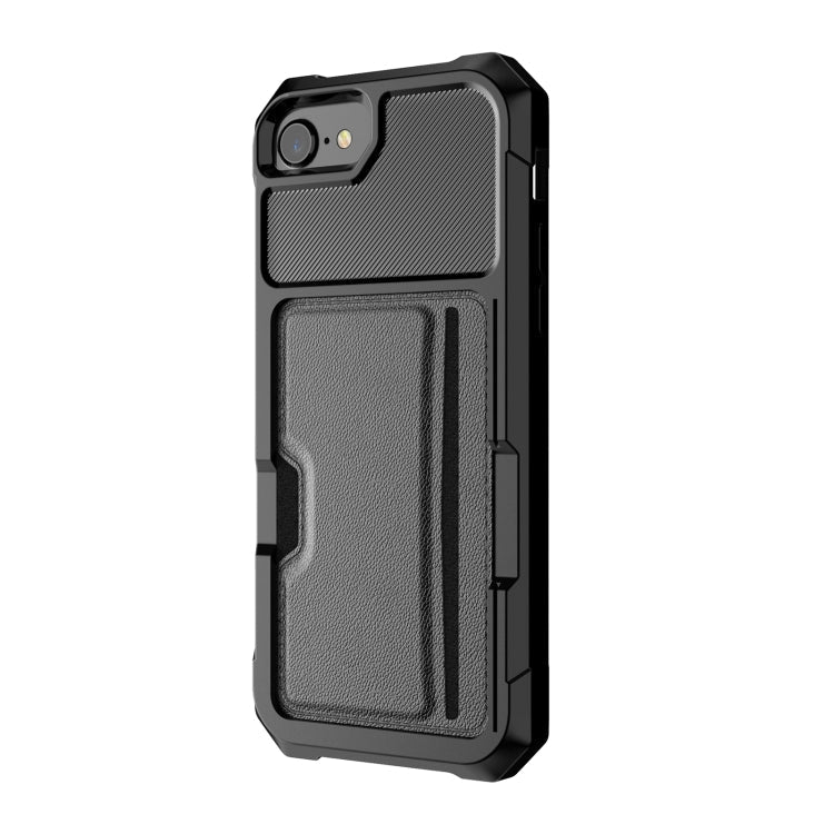 ZM02 Card Slot Wallet Phone Case – Compatible with iPhone SE 2022/2020, 8, 7, XS, XR, XS Max, 11, 11 Pro, 11 Pro Max