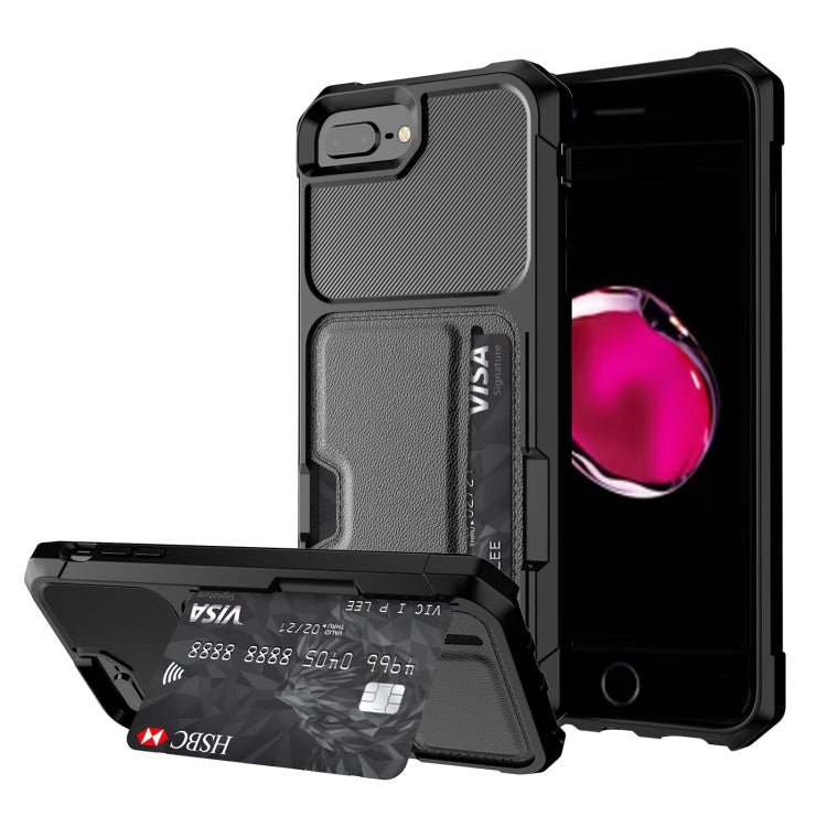 ZM02 Card Slot Wallet Phone Case – Compatible with iPhone SE 2022/2020, 8, 7, XS, XR, XS Max, 11, 11 Pro, 11 Pro Max