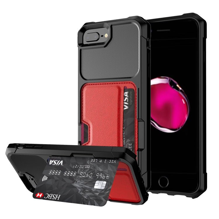 ZM02 Card Slot Wallet Phone Case – Compatible with iPhone SE 2022/2020, 8, 7, XS, XR, XS Max, 11, 11 Pro, 11 Pro Max