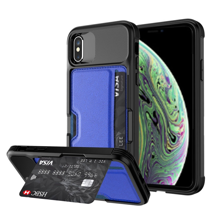 ZM02 Card Slot Wallet Phone Case – Compatible with iPhone SE 2022/2020, 8, 7, XS, XR, XS Max, 11, 11 Pro, 11 Pro Max