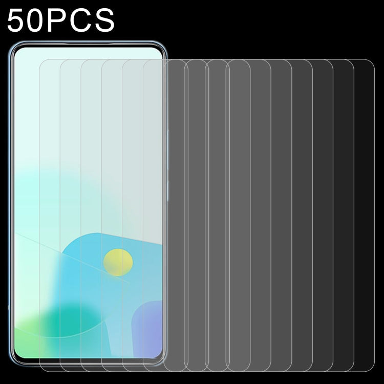 50-Pack Tempered Glass Screen Protectors | 9H Hardness | 0.26mm | Multi-Device