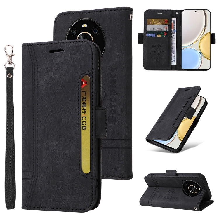 BETOPNICE Dual-Side Schnallen-Lederhülle, für Honor X9 4G / 5G / Honor X30, für Motorola Moto E20 / E30 / E40, für Xiaomi Redmi Note 11E 5G, für Xiaomi 11T / 11T Pro