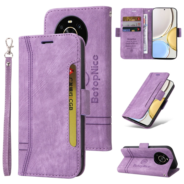 BETOPNICE Dual-Side Schnallen-Lederhülle, für Honor X9 4G / 5G / Honor X30, für Motorola Moto E20 / E30 / E40, für Xiaomi Redmi Note 11E 5G, für Xiaomi 11T / 11T Pro