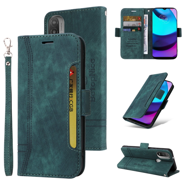 BETOPNICE Dual-Side Schnallen-Lederhülle, für Honor X9 4G / 5G / Honor X30, für Motorola Moto E20 / E30 / E40, für Xiaomi Redmi Note 11E 5G, für Xiaomi 11T / 11T Pro