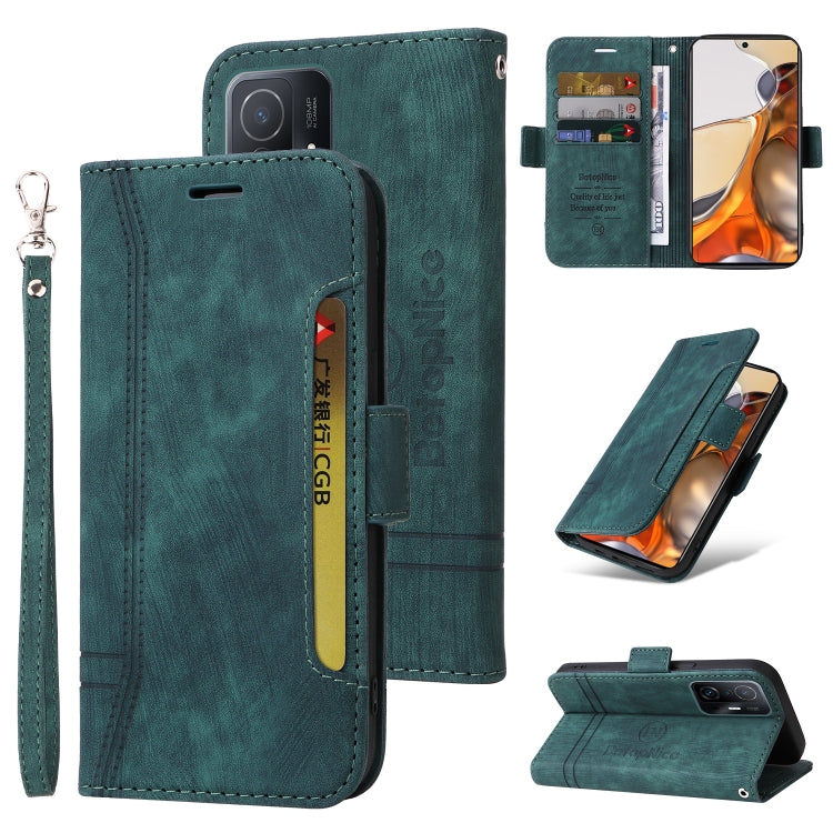BETOPNICE Dual-Side Schnallen-Lederhülle, für Honor X9 4G / 5G / Honor X30, für Motorola Moto E20 / E30 / E40, für Xiaomi Redmi Note 11E 5G, für Xiaomi 11T / 11T Pro
