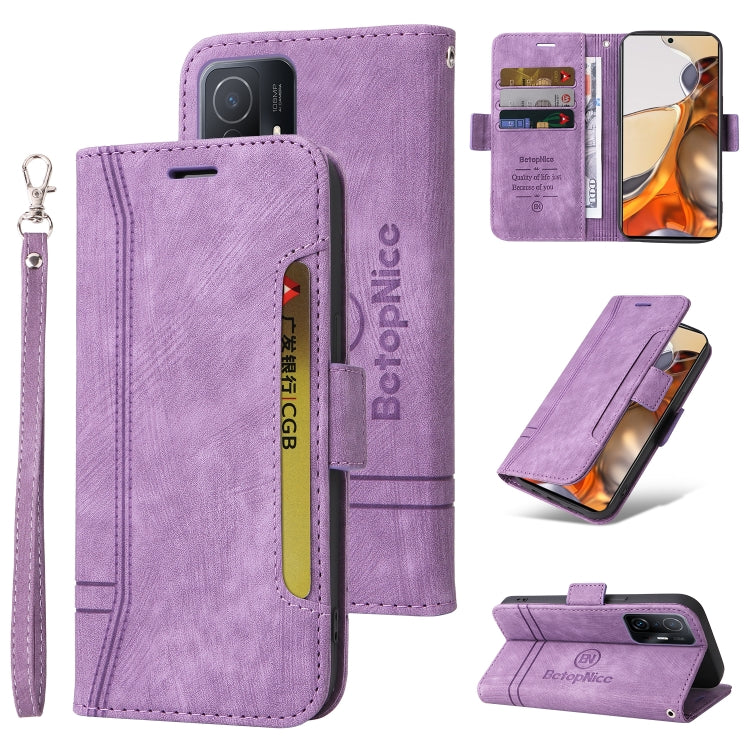 BETOPNICE Dual-Side Schnallen-Lederhülle, für Honor X9 4G / 5G / Honor X30, für Motorola Moto E20 / E30 / E40, für Xiaomi Redmi Note 11E 5G, für Xiaomi 11T / 11T Pro