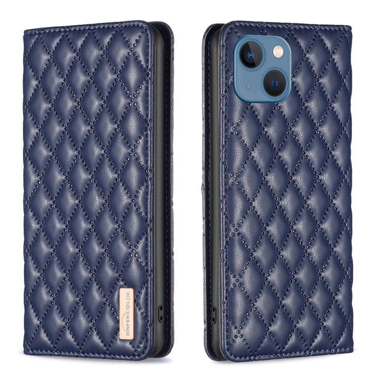 Diamond Lattice Magnetic Leather Flip Case – iPhone 13 Pro Max / 13 Pro / 13 / 12 Pro Max
