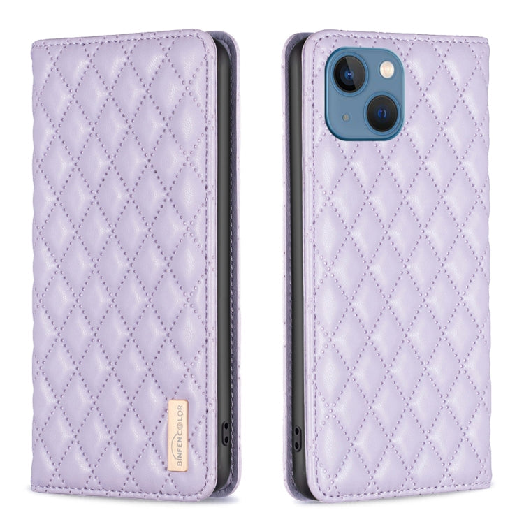 Diamond Lattice Magnetic Leather Flip Case – iPhone 13 Pro Max / 13 Pro / 13 / 12 Pro Max