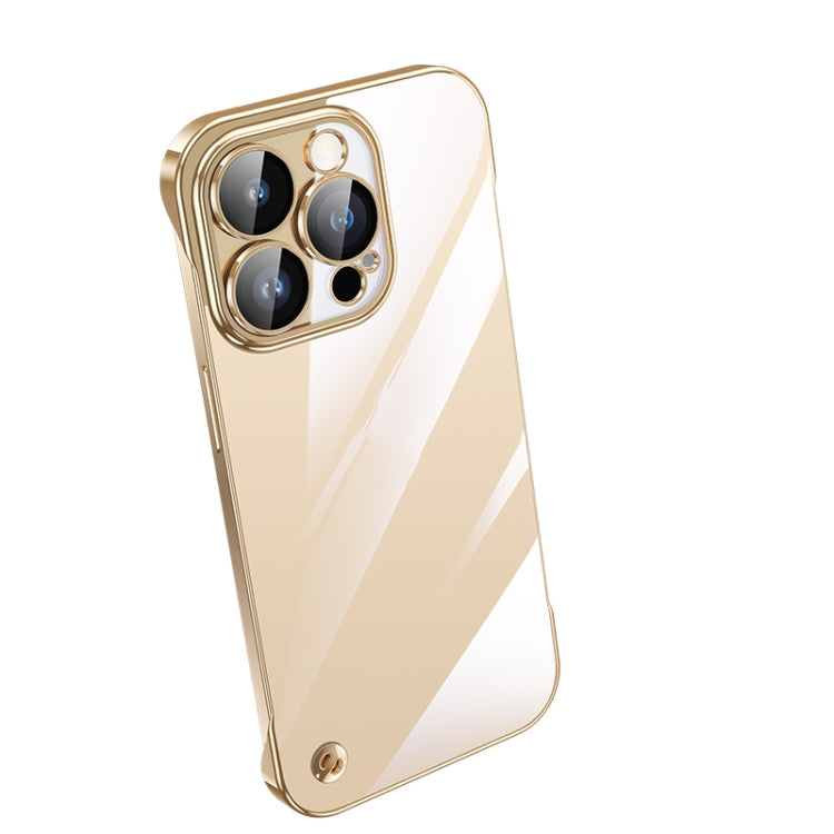 Electroplating Frameless Clear PC Phone Case – iPhone 13 Pro Max / iPhone 12 / 12 Pro