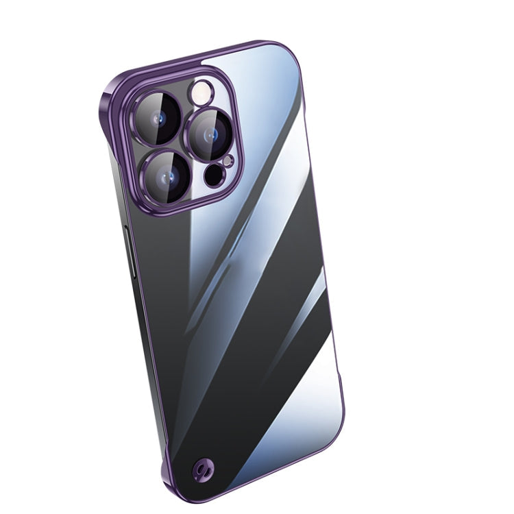 Electroplating Frameless Clear PC Phone Case – iPhone 13 Pro Max / iPhone 12 / 12 Pro