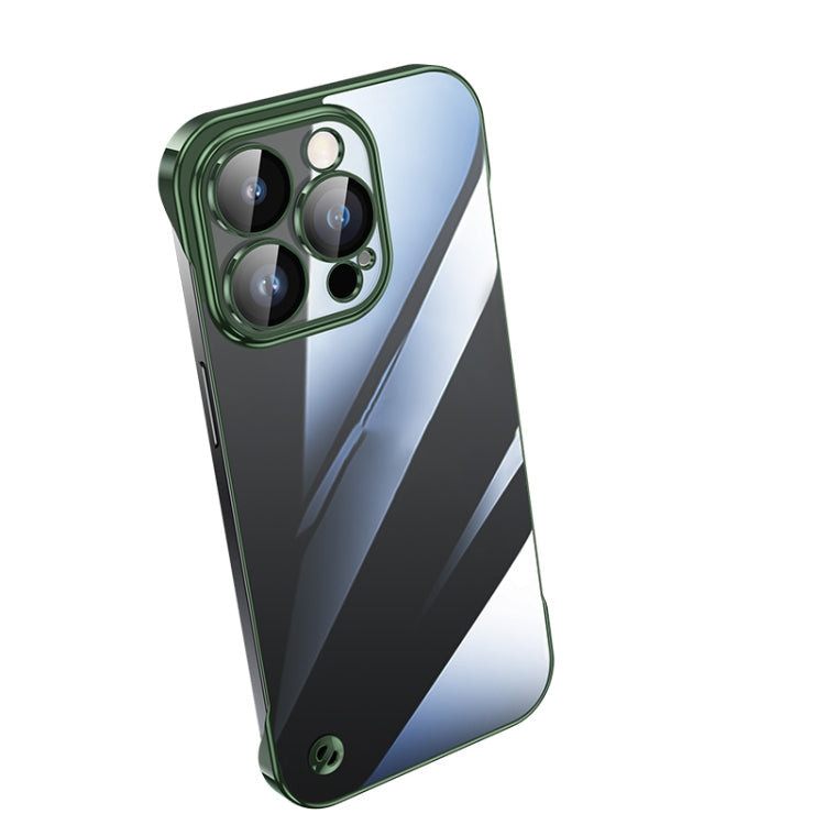 Electroplating Frameless Clear PC Phone Case – iPhone 13 Pro Max / iPhone 12 / 12 Pro
