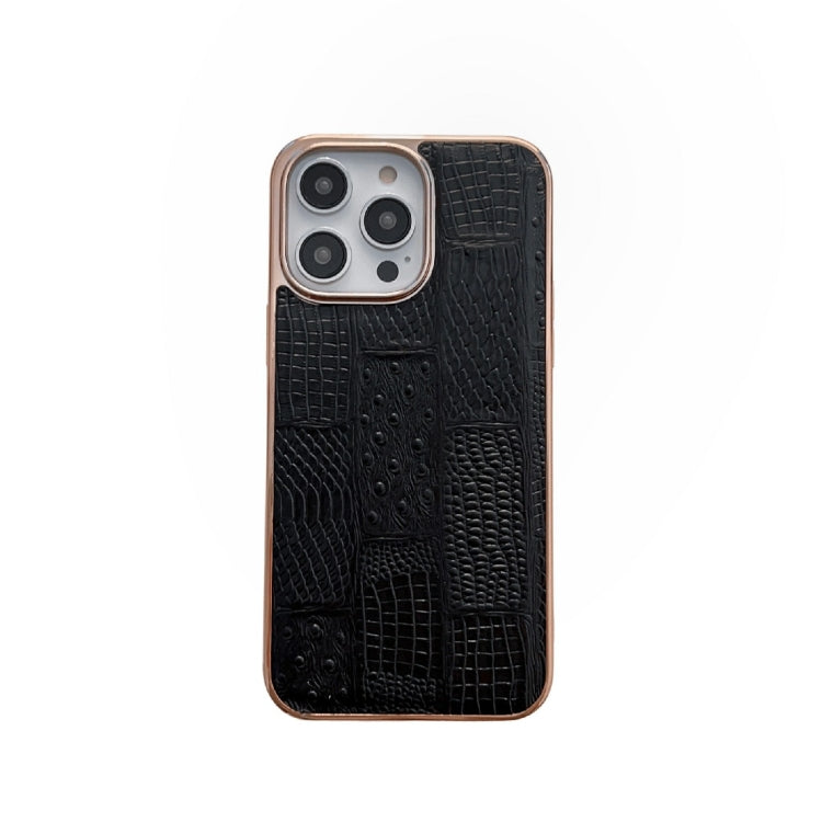 Nano-galvanisierte Mahjong-Textur-Leder-Handyhülle, für iPhone 13 Pro Max, für iPhone 13 Pro, für iPhone 14 Pro Max, für iPhone 14 Pro, für Samsung Galaxy A13 4G, für Samsung Galaxy A23 4G/A23 5G