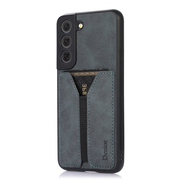Denior DV Elastic Card PU Back Cover Handyhülle, für Samsung Galaxy S22 5G, für Samsung Galaxy S22+ 5G, für Samsung Galaxy S22 Ultra 5G, für Samsung Galaxy S21 5G, für Samsung Galaxy S21+ 5G, für Samsung Galaxy S21 Ultra 5G