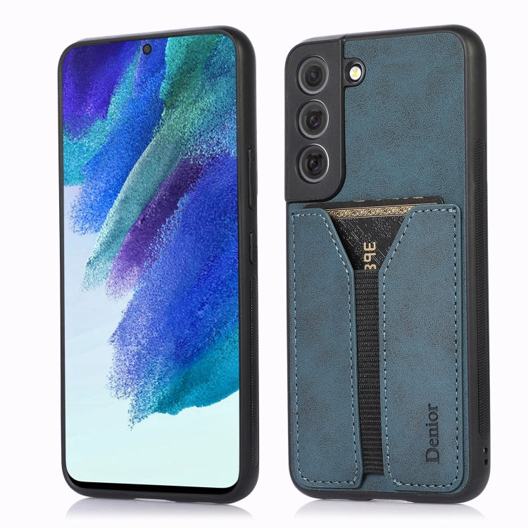 Denior DV Elastic Card PU Back Cover Handyhülle, für Samsung Galaxy S22 5G, für Samsung Galaxy S22+ 5G, für Samsung Galaxy S22 Ultra 5G, für Samsung Galaxy S21 5G, für Samsung Galaxy S21+ 5G, für Samsung Galaxy S21 Ultra 5G
