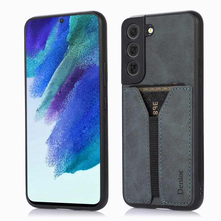 Denior DV Elastic Card PU Back Cover Handyhülle, für Samsung Galaxy S22 5G, für Samsung Galaxy S22+ 5G, für Samsung Galaxy S22 Ultra 5G, für Samsung Galaxy S21 5G, für Samsung Galaxy S21+ 5G, für Samsung Galaxy S21 Ultra 5G