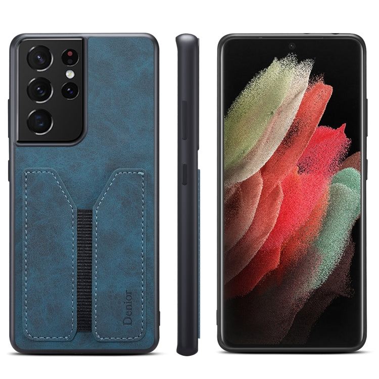 Denior DV Elastic Card PU Back Cover Handyhülle, für Samsung Galaxy S22 5G, für Samsung Galaxy S22+ 5G, für Samsung Galaxy S22 Ultra 5G, für Samsung Galaxy S21 5G, für Samsung Galaxy S21+ 5G, für Samsung Galaxy S21 Ultra 5G