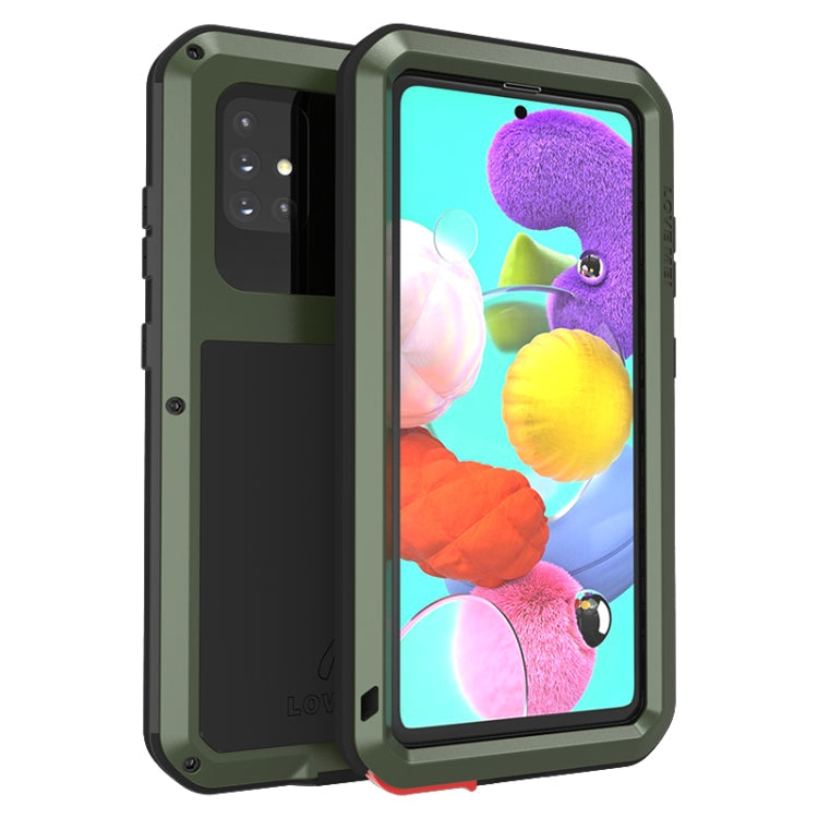 LOVE MEI Metal Shockproof Waterproof Case – Samsung Galaxy A51 | Heavy-Duty Protection