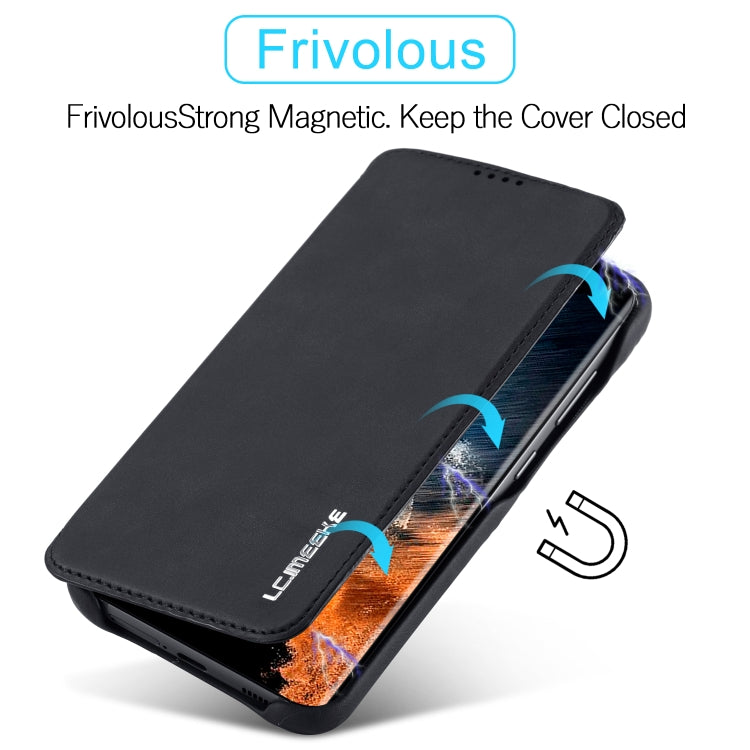 LC.IMEEKE Hon Ancient Series Leather Flip Case for Samsung Galaxy S23 / S23+ 5G
