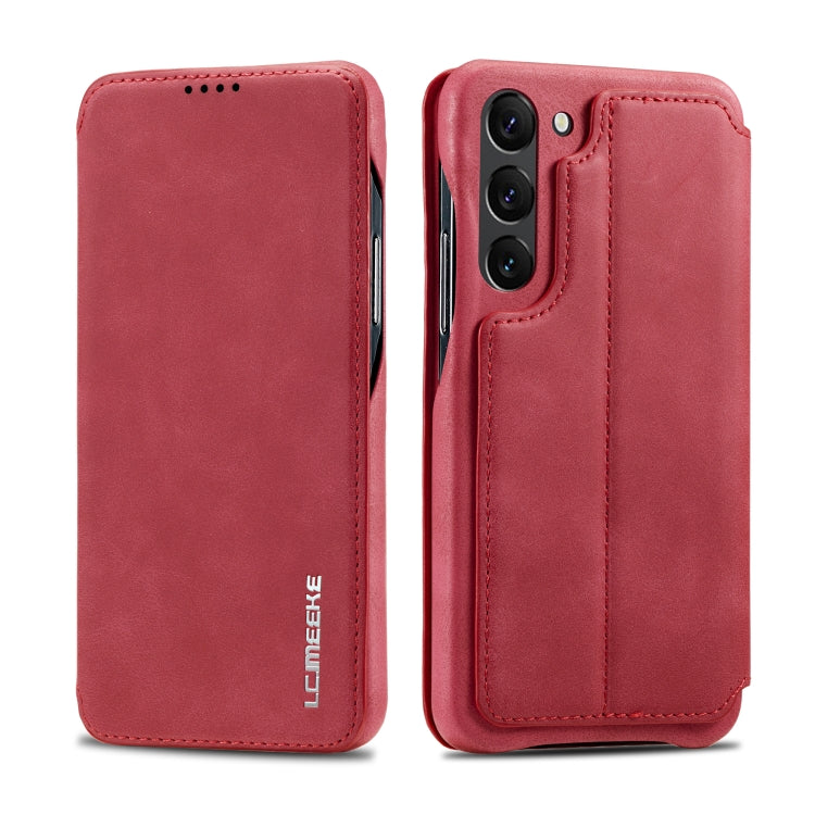 LC.IMEEKE Hon Ancient Series Leather Flip Case for Samsung Galaxy S23 / S23+ 5G