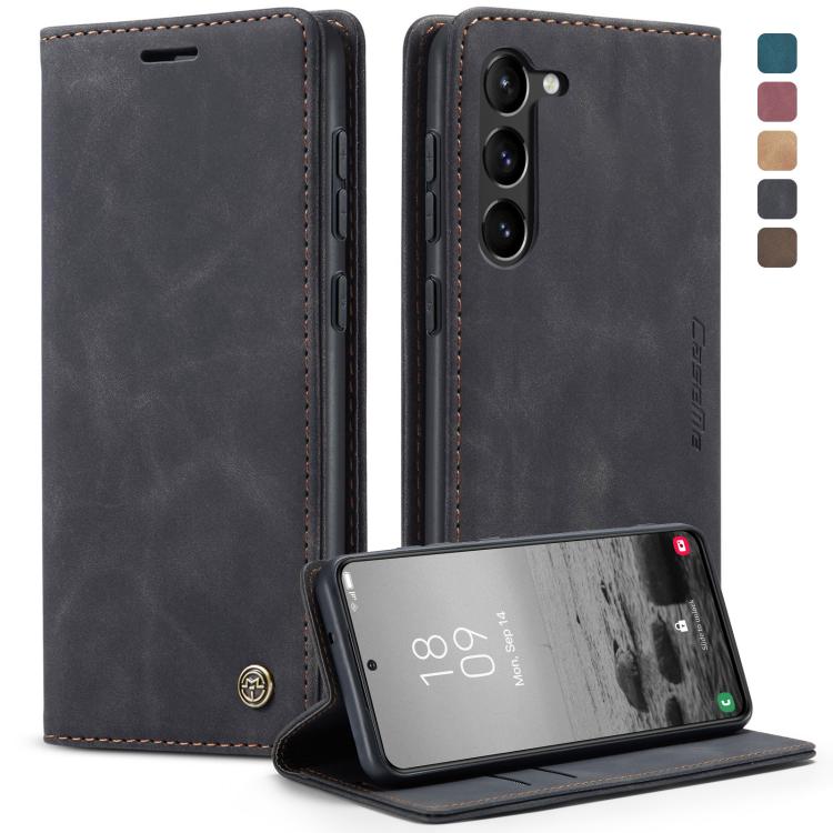 CaseMe 013 Retro Frosted Flip Leather Wallet Case – Samsung Galaxy S23 / S23+ / S23 Ultra 5G