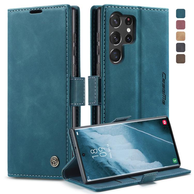 CaseMe 013 Retro Frosted Flip Leather Wallet Case – Samsung Galaxy S23 / S23+ / S23 Ultra 5G