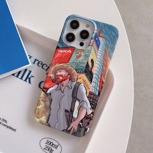 Oil Painting Glossy PC Phone Case | iPhone 14 / 13 Series