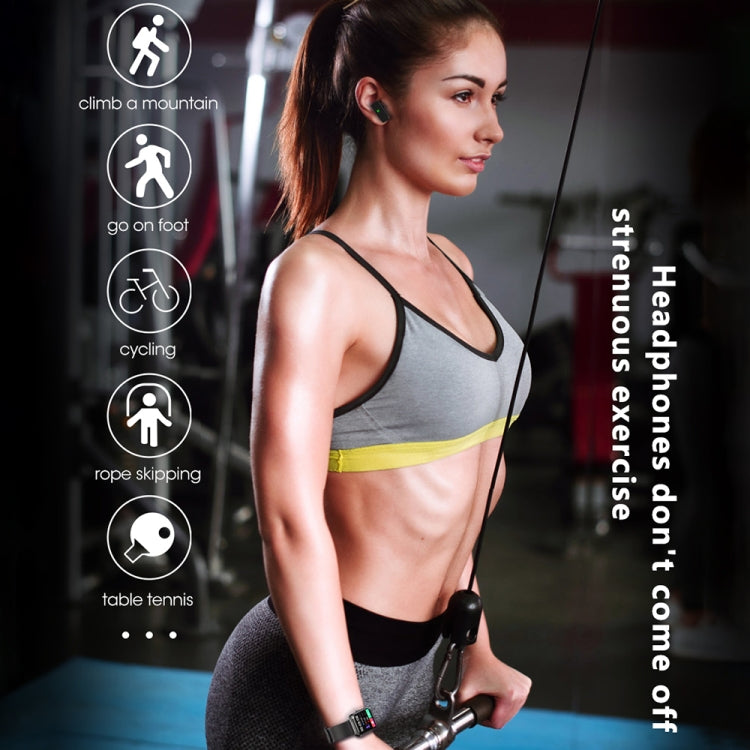 S6 TWS-Kopfhörer 1,91 Zoll Smart-Armband Unterstützung Bluetooth-Anruf / Gesundheitsüberwachung