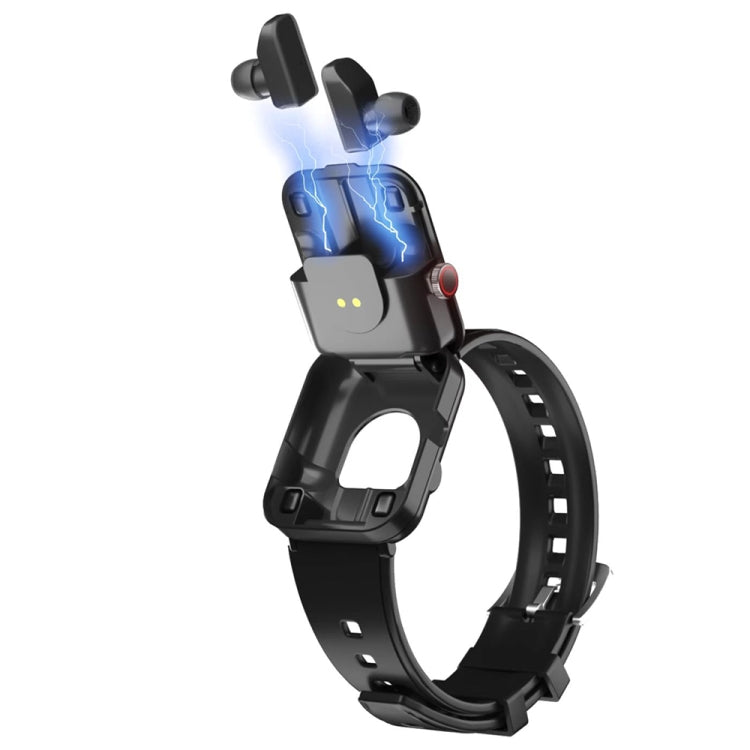 S6 TWS-Kopfhörer 1,91 Zoll Smart-Armband Unterstützung Bluetooth-Anruf / Gesundheitsüberwachung