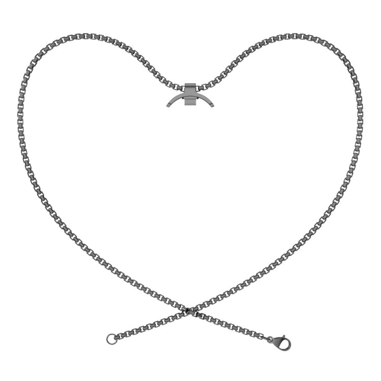 Mijobs Stainless Steel Watch Necklace Pendant for Xiaomi Smart Band 8, 9 & 10