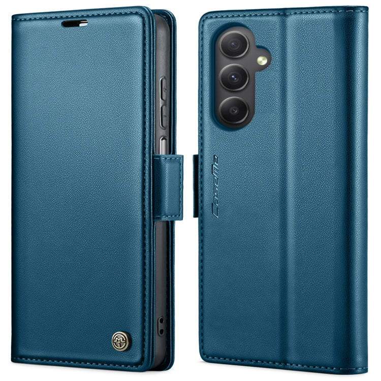 CaseMe 023 RFID Blocking Wallet Case – Samsung Galaxy S23 FE / A14 / A24 / A34 | Litchi Leather with Stand