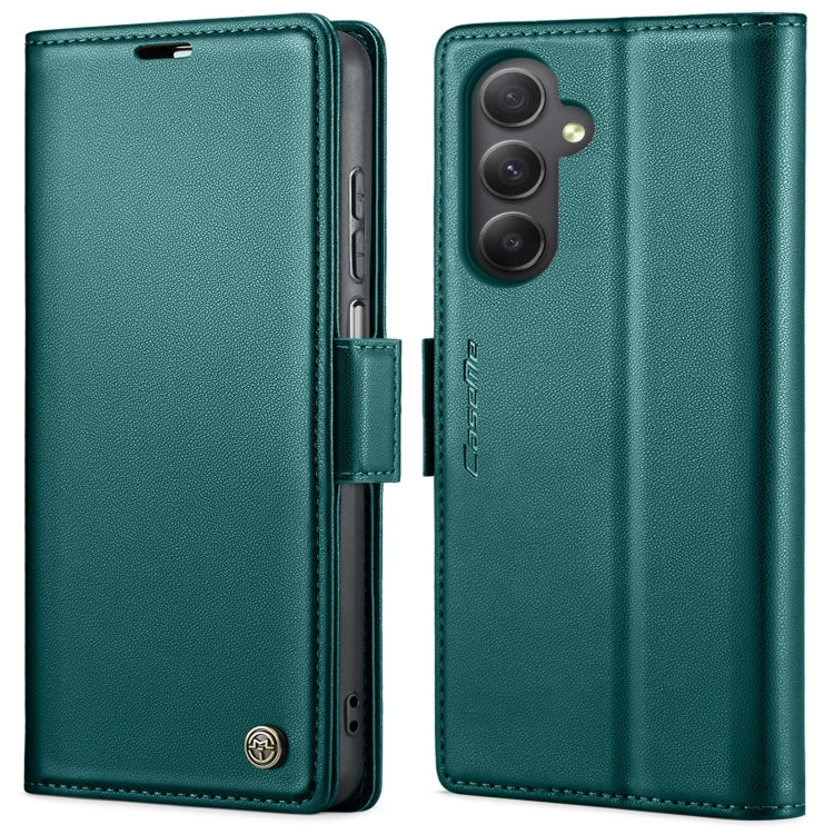 CaseMe 023 RFID Blocking Wallet Case – Samsung Galaxy S23 FE / A14 / A24 / A34 | Litchi Leather with Stand