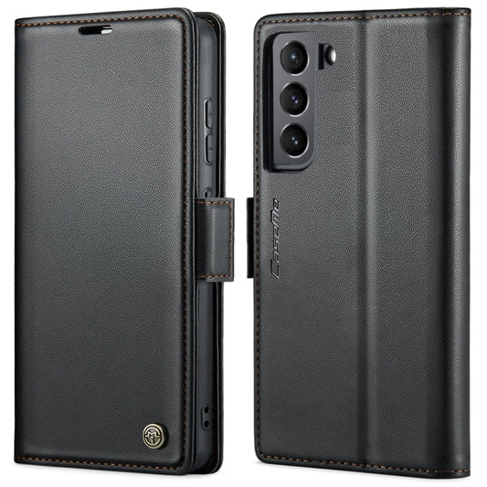 Funda de cuero antirrobo RFID con textura de lichi y hebilla de mariposa CaseMe 023, para Samsung Galaxy S22 5G, para Samsung Galaxy A32 5G / M32 5G, para Samsung Galaxy A52/A52s 5G, para Samsung Galaxy A22 5G